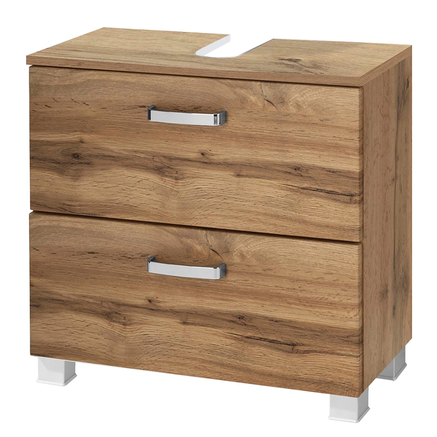 Giessbach Meuble sous lavabo Zeehan I - Imitation chêne wotan - Largeur : 60 cm 3 Giessbach Meuble sous lavabo Zeehan I - Imitation chêne wotan - Largeur : 60 cm