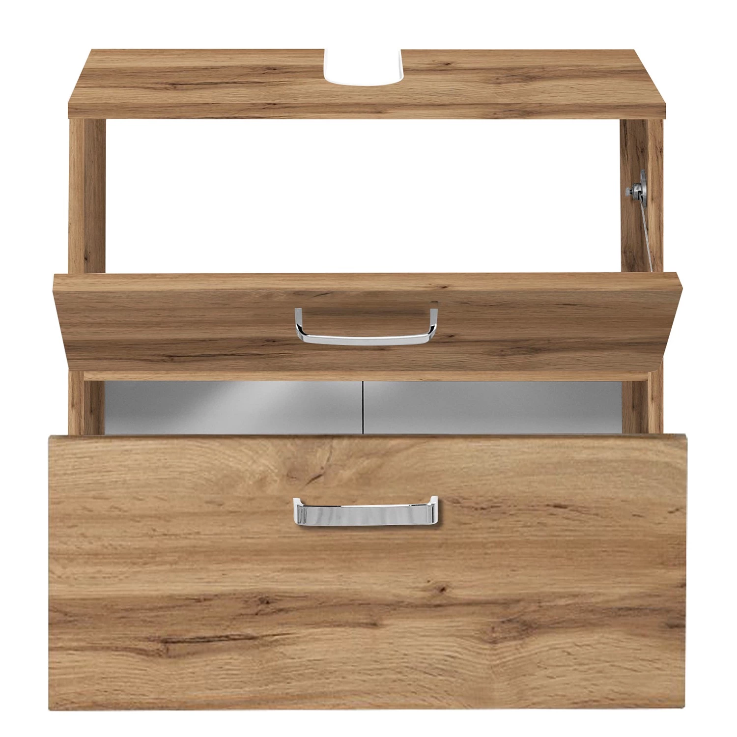 Giessbach Meuble sous lavabo Zeehan I - Imitation chêne wotan - Largeur : 60 cm 4 Giessbach Meuble sous lavabo Zeehan I - Imitation chêne wotan - Largeur : 60 cm – Image 2