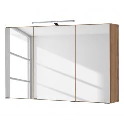 Giessbach Armoire de toilette Zeehan I - Avec éclairage - Imitation chêne wotan - Largeur : 100 cm