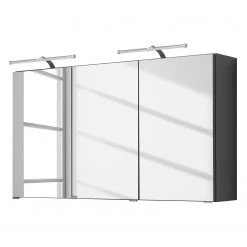 Giessbach Armoire de toilette Zeehan III - Avec éclairage - Graphite