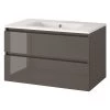 Allibert Meuble avec vasque Alma - Gris - Largeur : 80 cm -Meubles de salle de bain Soldes 2022 1000200090 200102 14471900001 IMAGE P000000001000200090