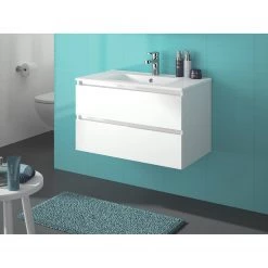 Allibert Salle de bain Alma II (3 éléments) - Avec éclairage - Blanc - Largeur : 120 cm -Meubles de salle de bain Soldes 2022 1000200096 200102 14472400034 MOOD DETAILS P000000001000200096 mood