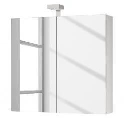 Allibert Salle de bain Alma II (3 éléments) - Avec éclairage - Blanc - Largeur : 120 cm -Meubles de salle de bain Soldes 2022 1000200096 200102 14472400036 DETAILS P000000001000200096