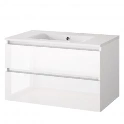 Allibert Salle de bain Alma II (3 éléments) - Avec éclairage - Blanc - Largeur : 120 cm -Meubles de salle de bain Soldes 2022 1000200096 200102 14472500037 DETAILS P000000001000200096