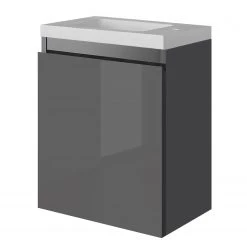 Allibert Salle de bain Porto Pack (2 éléments) - Gris -Meubles de salle de bain Soldes 2022 1000200122 200107 06140400013 DETAILS P000000001000200122