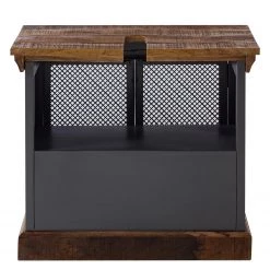 Ars manufacti Meuble sous vasque Hunter - Manguier massif / Métal - Manguier / Gris bleu -Meubles de salle de bain Soldes 2022 1000200129 200929 13365000004 DETAILS P000000001000200129