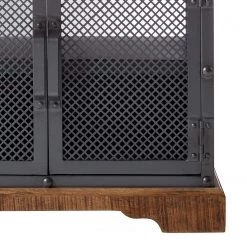 Ars manufacti Meuble sous vasque Hunter - Manguier massif / Métal - Manguier / Gris bleu -Meubles de salle de bain Soldes 2022 1000200129 200929 13370300011 DETAILS P000000001000200129