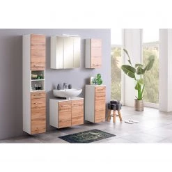 Giessbach Meuble sous lavabo Ternes - Imitation chêne wotan / Blanc -Meubles de salle de bain Soldes 2022 1000200944 200117 14110900122 MOOD DETAILS P000000001000200944 mood