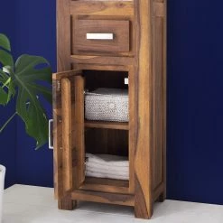 Ars Natura Armoire colonne Ohio - Sheesham massif -Meubles de salle de bain Soldes 2022 1000200950 210202 13551300003 DETAILS P000000001000200950