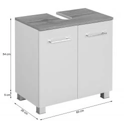 Giessbach Meuble sous lavabo Ternes - Blanc 21 Giessbach Meuble sous lavabo Ternes - Blanc -Meubles de salle de bain Soldes 2022 1000200952 200117 14111000140 SKETCH DETAILS P000000001000200952 sketch