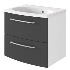 Giessbach Meuble avec vasque Albaro - Blanc gris