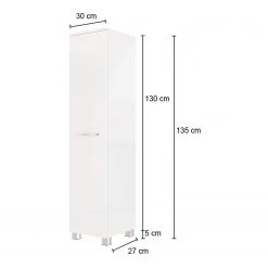 Giessbach Colonne de salle de bain Albaro - Gris clair / Blanc -Meubles de salle de bain Soldes 2022 1000201047 200113 12340500212 SKETCH DETAILS P000000001000201047 sketch