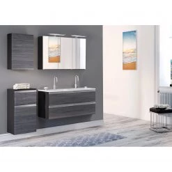 Giessbach Meuble haut Dante - Argent cendré / Graphite -Meubles de salle de bain Soldes 2022 1000201407 200204 17172100011 MOOD DETAILS P000000001000201407 mood