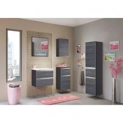 Giessbach Meuble haut Dante - Argent cendré / Graphite -Meubles de salle de bain Soldes 2022 1000201407 200204 17172100012 MOOD DETAILS P000000001000201407 mood