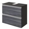 Giessbach Meuble sous lavabo Dante - Argent cendré / Graphite