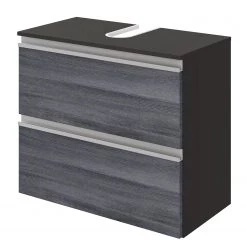 Giessbach Meuble sous lavabo Dante - Argent cendré / Graphite
