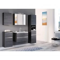 Giessbach Meuble bas Dante - Argent cendré / Graphite -Meubles de salle de bain Soldes 2022 1000201427 200204 17172600105 MOOD DETAILS P000000001000201427 mood