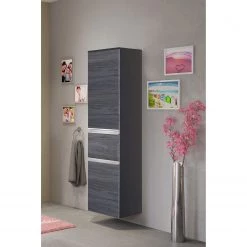Giessbach Armoire de salle de bain Dante - Argent cendré / Graphite -Meubles de salle de bain Soldes 2022 1000201436 200204 17173900216 MOOD DETAILS P000000001000201436 mood