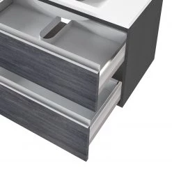 Giessbach Meuble vasque Dante I - <br>Meuble avec vasque en fonte minérale - Argent cendré / Graphite - Largeur : 80 cm -Meubles de salle de bain Soldes 2022 1000201442 200204 17174500293 DETAILS P000000001000201442