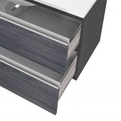 Giessbach Meuble vasque Dante II - Avec vasque en céramique - Argent cendré / Graphite - Largeur : 60 cm -Meubles de salle de bain Soldes 2022 1000201455 200204 17175500390 DETAILS P000000001000201455