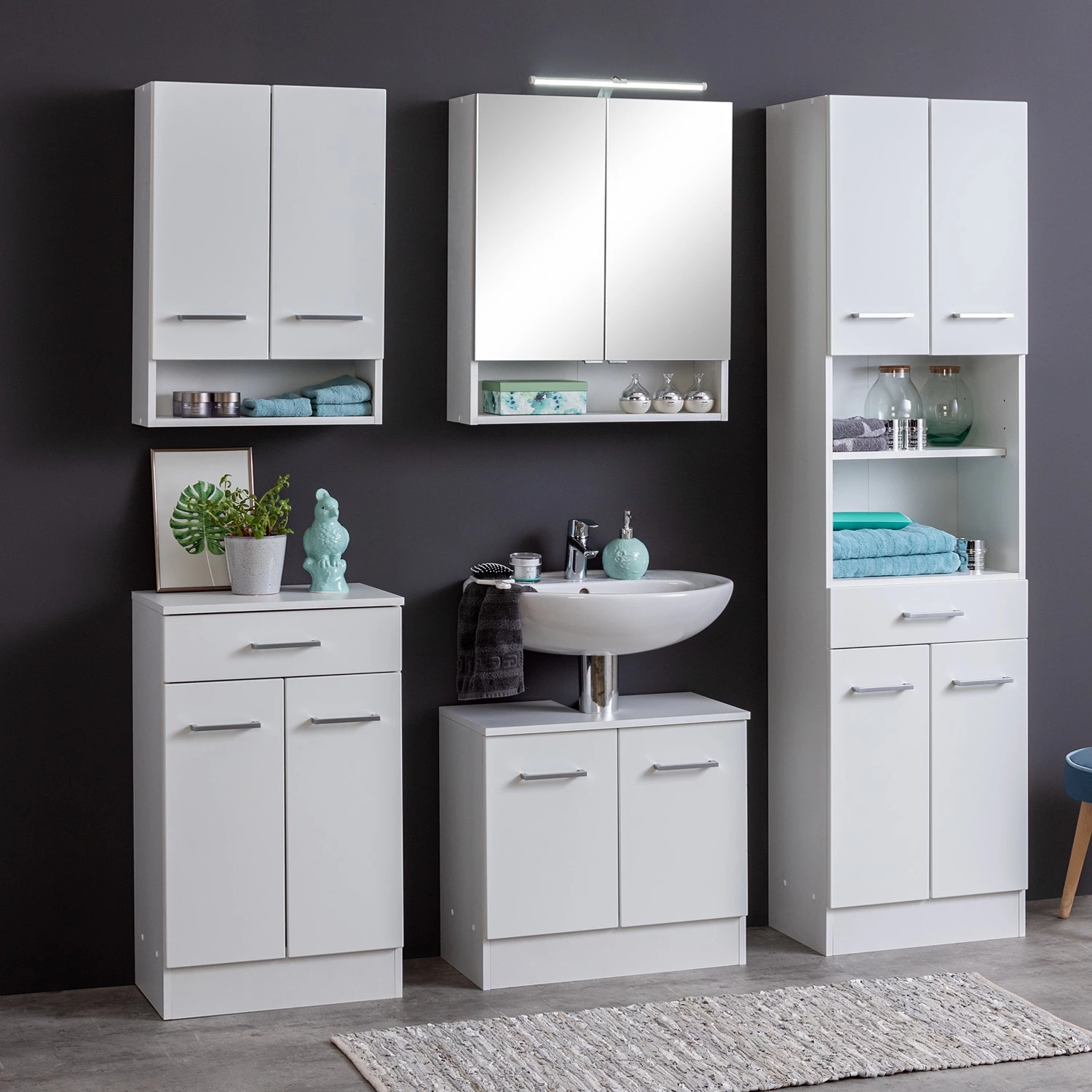 Giessbach Meuble haut Skanste - Blanc - Largeur : 50 cm 6 Giessbach Meuble haut Skanste - Blanc - Largeur : 50 cm – Image 4