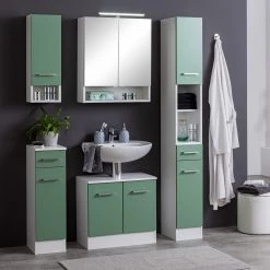 Giessbach Meuble haut Skanste - Vert - Largeur : 25 cm -Meubles de salle de bain Soldes 2022 1000201837 200115 06133700031 MOOD DETAILS P000000001000201837 mood