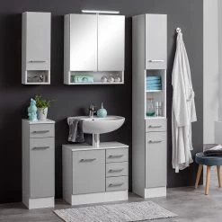 Giessbach Meuble sous lavabo Skanste II - Gris clair -Meubles de salle de bain Soldes 2022 1000201848 200115 06134100129 MOOD DETAILS P000000001000201848 mood