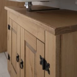 Maison Belfort Meuble sous lavabo Finca Rustica - Epicéa naturel -Meubles de salle de bain Soldes 2022 1000201860 210121 07025800005 DETAILS P000000001000201860