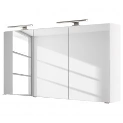 Giessbach Armoire de toilette Corno - Éclairage inclus - Blanc - Largeur : 120 cm