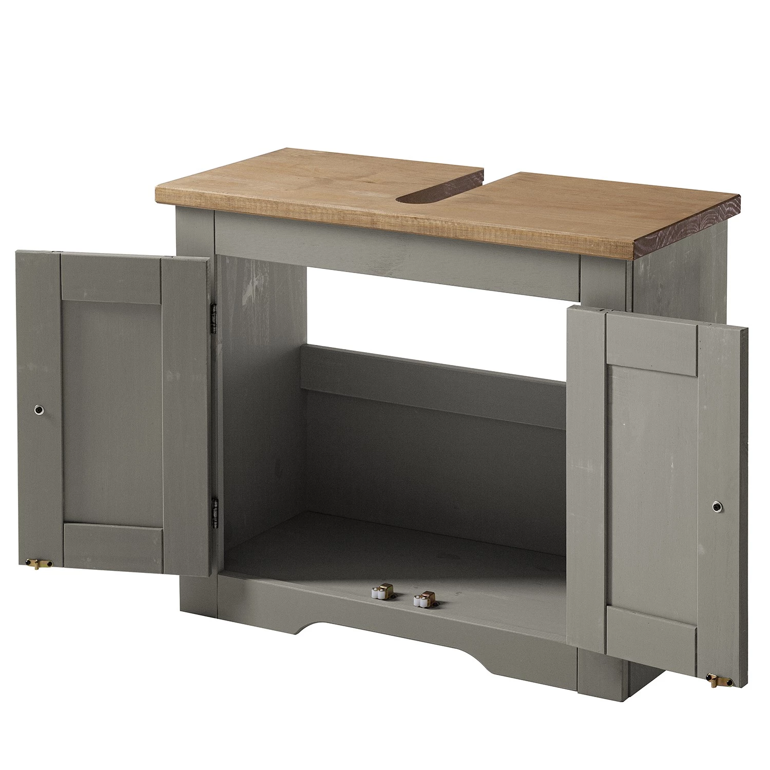 Maison Belfort Meuble sous lavabo Finca Rustica - Pin gris 6 Maison Belfort Meuble sous lavabo Finca Rustica - Pin gris – Image 4