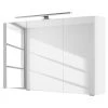 Giessbach Armoire de toilette Corno - Éclairage inclus - Blanc - Largeur : 100 cm -Meubles de salle de bain Soldes 2022 1000201893 200121 13132500227 IMAGE P000000001000201893