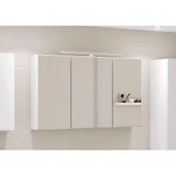 Giessbach Armoire de toilette Corno - Éclairage inclus - Blanc - Largeur : 100 cm -Meubles de salle de bain Soldes 2022 1000201893 200121 13132500231 MOOD DETAILS P000000001000201893 mood