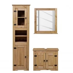 Maison Belfort Salle de bain Finca Rustica I (3 él.) - Epicéa naturel