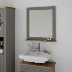 Maison Belfort Salle de bain Finca Rustica (2 él.) - Pin gris -Meubles de salle de bain Soldes 2022 1000202072 210121 07041500044 MOOD DETAILS P000000001000202072 mood