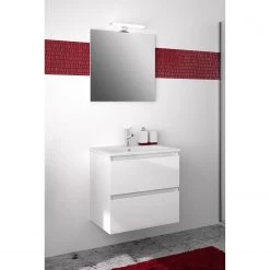 Allibert Salle de bain Livo I (2 éléments) - Éclairage intégré - Blanc