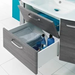 Pelipal Meuble avec vasque Quickset 328 II - graphite -Meubles de salle de bain Soldes 2022 1000205009 200511 14241500003 DETAILS P000000001000205009