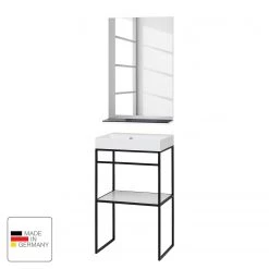 Schildmeyer Salle de bain Moris (2 éléments) - Blanc / Noir -Meubles de salle de bain Soldes 2022 1000207393 200306 14295000053 ICON DETAILS P000000001000207393 icon seal