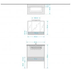 Schildmeyer Salle de bain Max I (2 éléments) - Imitation chêne Maison de campagne -Meubles de salle de bain Soldes 2022 1000207395 200306 14295300078 SKETCH DETAILS P000000001000207395 sketch