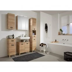 Pelipal Colonne de salle de bain Quickset 353 - Imitation chêne Riviera -Meubles de salle de bain Soldes 2022 1000207448 200304 15013700024 MOOD DETAILS P000000001000207448 mood