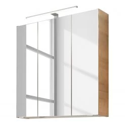 Pelipal Armoire de toilette Saskia - Éclairage inclus - Imitation chêne Riviera - Largeur : 65 cm