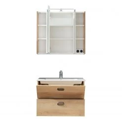 Pelipal Salle de bain Buca II (2 éléments) - Imitation chêne Riviera -Meubles de salle de bain Soldes 2022 1000207455 200304 15014100055 DETAILS P000000001000207455