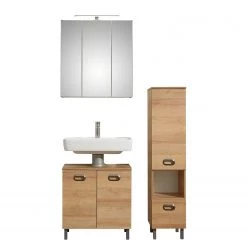 Pelipal Salle de bain Buca III (3 éléments) - Imitation chêne Riviera -Meubles de salle de bain Soldes 2022 1000207456 200304 15014200065 DETAILS P000000001000207456