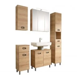 Pelipal Salle de bain Buca IV (5 éléments) - Imitation chêne Riviera -Meubles de salle de bain Soldes 2022 1000207464 200304 15014800134 DETAILS P000000001000207464