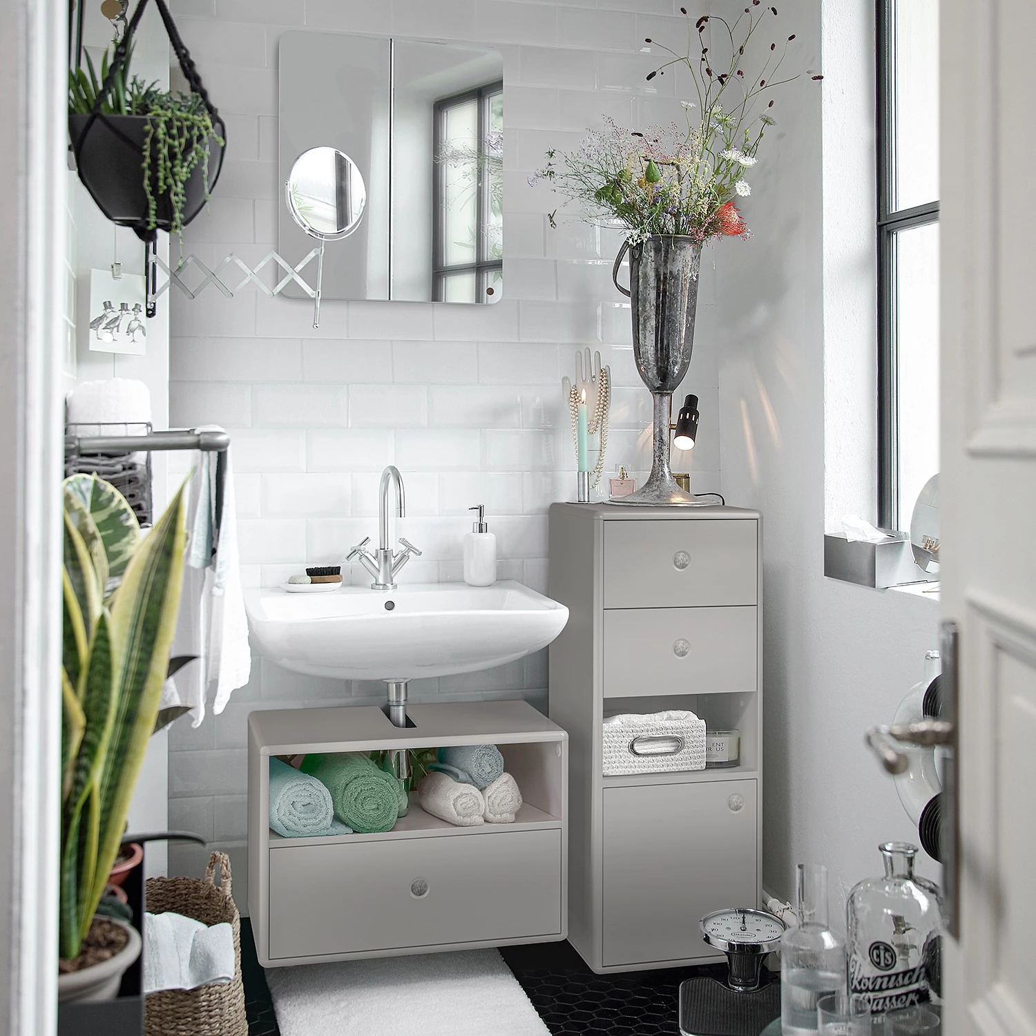 Meuble sous lavabo Tom Tailor - Gris 4 Meuble sous lavabo Tom Tailor - Gris – Image 2