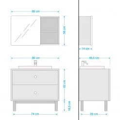 Salle de bain Tom Tailor I (2 éléments) -Meubles de salle de bain Soldes 2022 1000207672 200317 14353600267 SKETCH DETAILS P000000001000207672 sketch