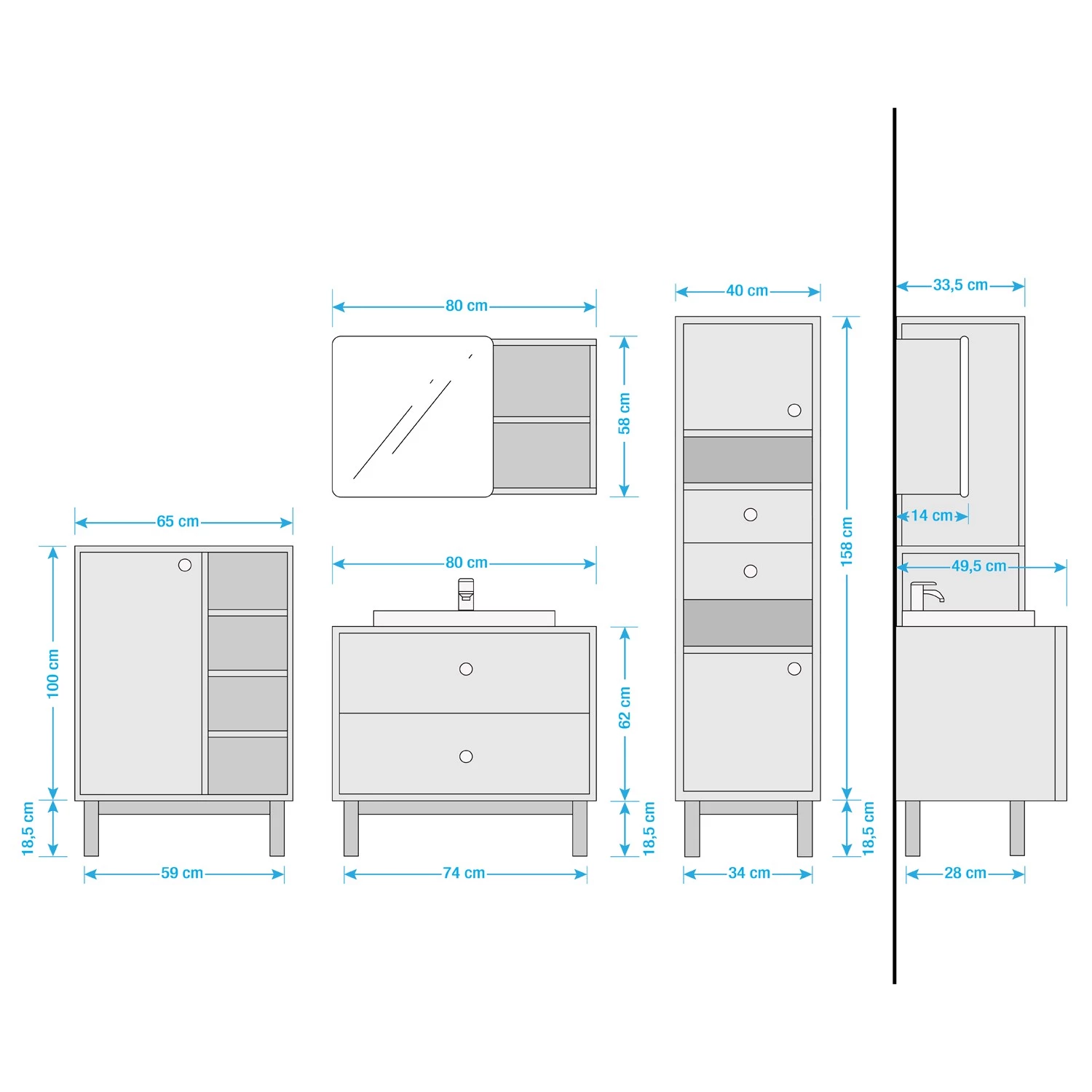 Tenzo Salle de bain Tom Tailor V (4 éléments) 8 Tenzo Salle de bain Tom Tailor V (4 éléments) – Image 6