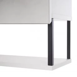 Fredriks Armoire de toilette Zaddy - Blanc mat / Noir -Meubles de salle de bain Soldes 2022 1000207869 211111 145558000068 DETAILS P000000001000207869