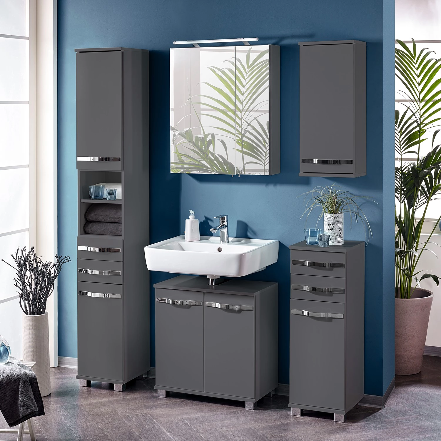 Schildmeyer Armoire de toilette Dusty III - Éclairage inclus - Largeur : 70 cm 4 Schildmeyer Armoire de toilette Dusty III - Éclairage inclus - Largeur : 70 cm – Image 2
