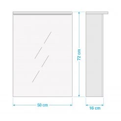 Schildmeyer Armoire de toilette Sarah - Menthe -Meubles de salle de bain Soldes 2022 1000208513 211008 163035000517 SKETCH DETAILS P000000001000208513 sketch