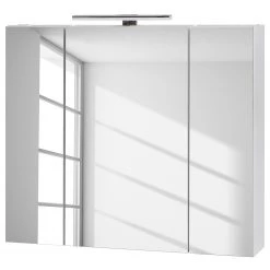 Schildmeyer Armoire de toilette Limone II - Éclairage inclus - Blanc